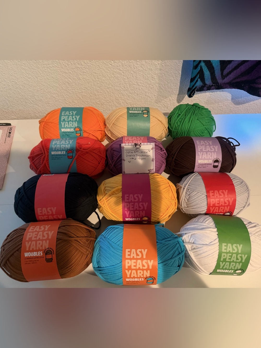 Easy Peasy Yarn x12